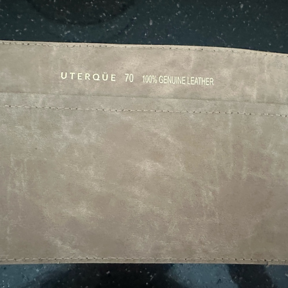 Green suede belt - Picture 6 of 6